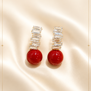 Ruby Radiance Earrings by SMCollectiveCo.